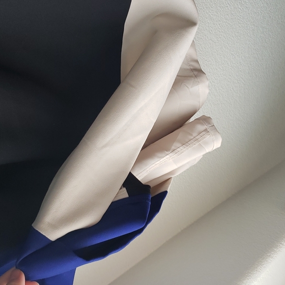 Ralph Lauren Black, Cream, and Blue Work Dress - Picture 6 of 6